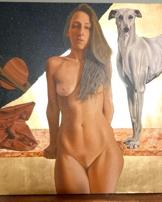 Quadro grande dipinto ad olio  