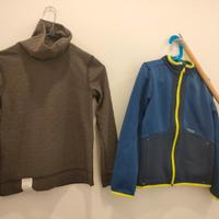 Set giacca e dolcevita in pile