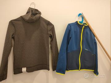 Set giacca e dolcevita in pile