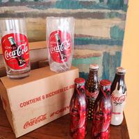 6 Bicchieri Coca-Cola + bottiglie 