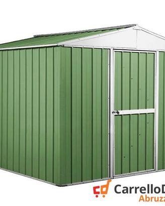 Box porta attrezzi lamiera 276x260 verde chiaro