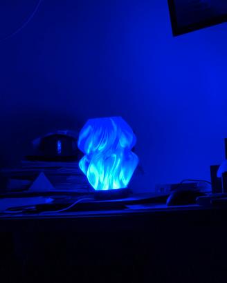 Lampada design con telecomando vari colori led rgb