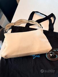 Borsa Gabs vera pelle beige