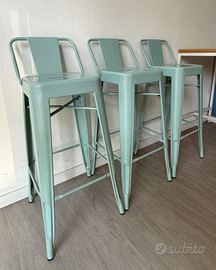 Sgabelli SKLUM modello Lix – acciaio turchese