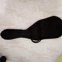 Borsa chitarra con manico e tracolla nera