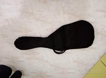 Borsa chitarra con manico e tracolla nera