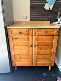 mobili da cucina in legno - 2 pezzi