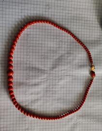 Collana corallo rosso