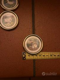 9 miniature vintage Sharon Jervis.Illustrazioni  n