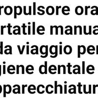 Idropulsore portatile da viaggio senza batteria