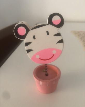 Portafoto legno zebra