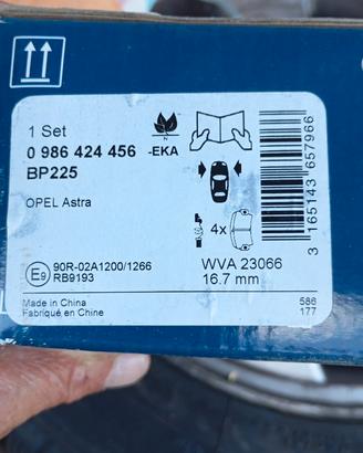 pastiglie bosh Opel Astra 