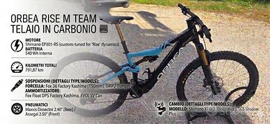 Bici orbea rise sl modello M TEAM