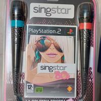 Singstar Anni 80 + 2 microfoni Nuovo sigillato ps2