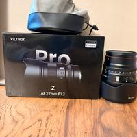 Obiettivo APS-C Viltrox AF 27mm F1.2 Pro- Nikon Z
