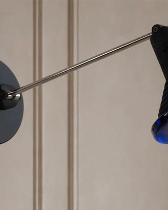 Faretto orientabile da parete/soffitto vetro blu