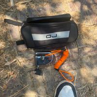 Borsa da moto con bloccadisco con allarme