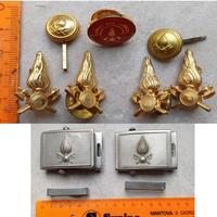 Fiammette bottoni Fibie Vigili del Fuoco italiani