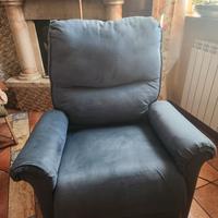 poltrona relax elettrica a due motori 