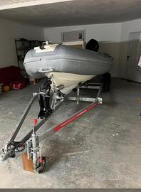 Gommone 5mt con carrello
