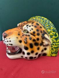 statua mensola testa tigre