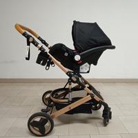 trio ovetto passeggino navicella