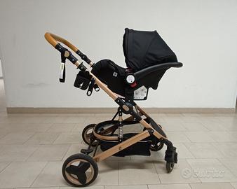 trio ovetto passeggino navicella