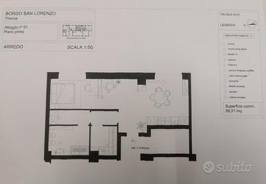 Borgo S Lorenzo appartamento cantina p auto