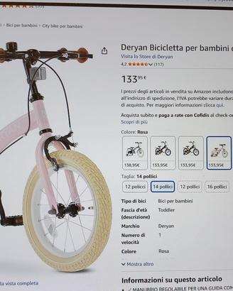 Bicicletta nuova