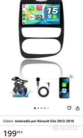Autoradio Renault clio 4 carplay e android auto