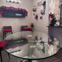 Tavolo di design vetro allungabile