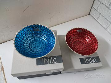 ciotola  rossa  + citola blu thilia 