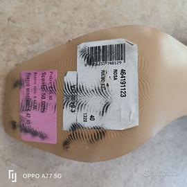 Sandali tacco 8 cm colore rosa antico nuove