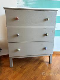 Cassettiera 3 casetti IKEA personalizzata