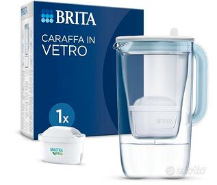 caraffa filtrante vetro MAXTRA, 1x filtro acqua Pu