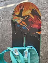 Burton Socialite 138 Snowboard + Attacchi Union S - Sports In