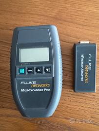 Fluke networks scanner pro con wiremap tester cavi
