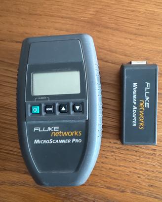 Fluke networks scanner pro con wiremap tester cavi