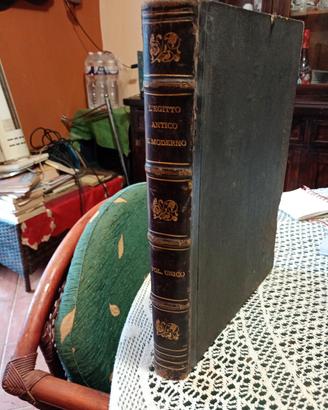 Grande libro in pergamena Antico Egitto 