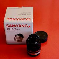 Samyang 8mm f2.8 UMC fish eye II X mount