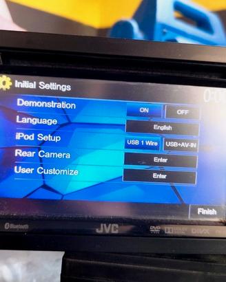 Autoradio JVC KW-V220BT lettore DVD/CD, Bluetooth