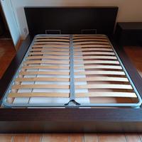 letto in legno sollevabile