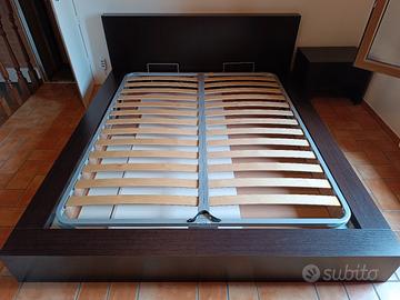 letto in legno sollevabile
