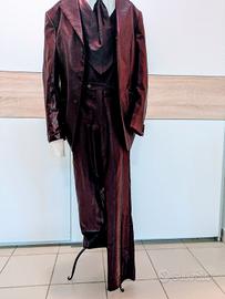 Elegante Abito Completo da Cerimonia – Bordeaux 