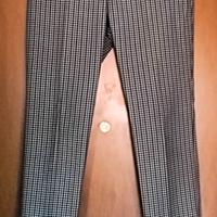 Pantalone donna Peserico quadri marrone nero tg42