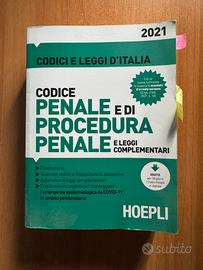 Codice penale e di procedura penale 2021