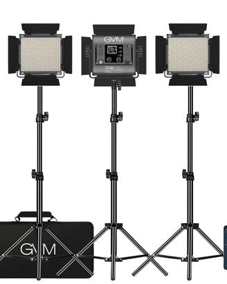 GVM 850D rgb led studio (3-light kit)