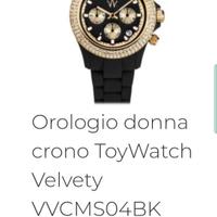 Orologio crono femminile Toy watch con zirconi