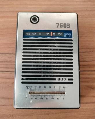 Radio vintage Bolton anni '70
