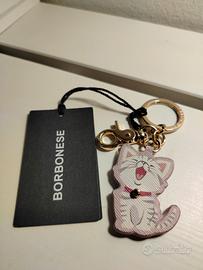 Portachiavi Borbonese con gatto 